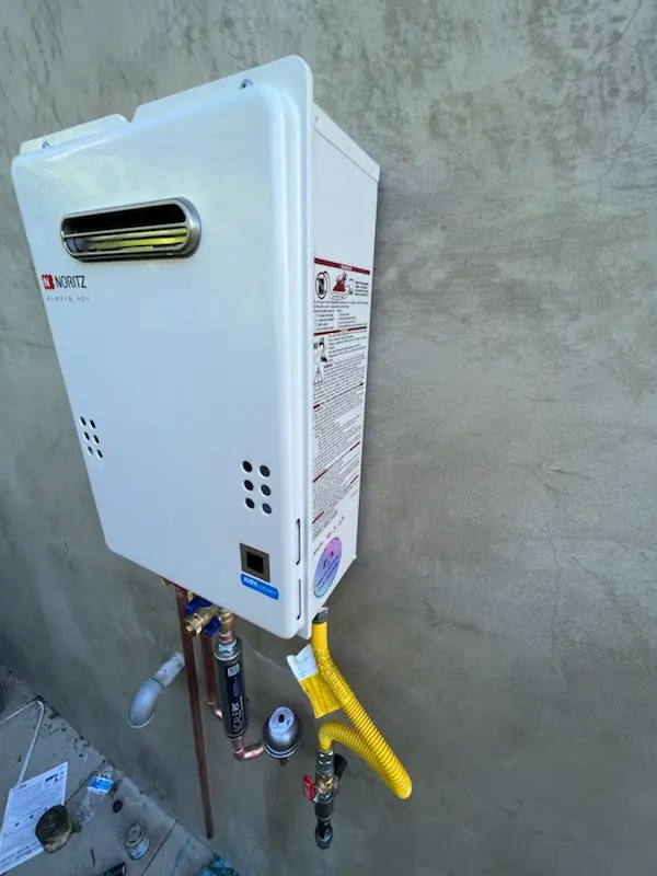 Tankless water heater installation for Loveland homes